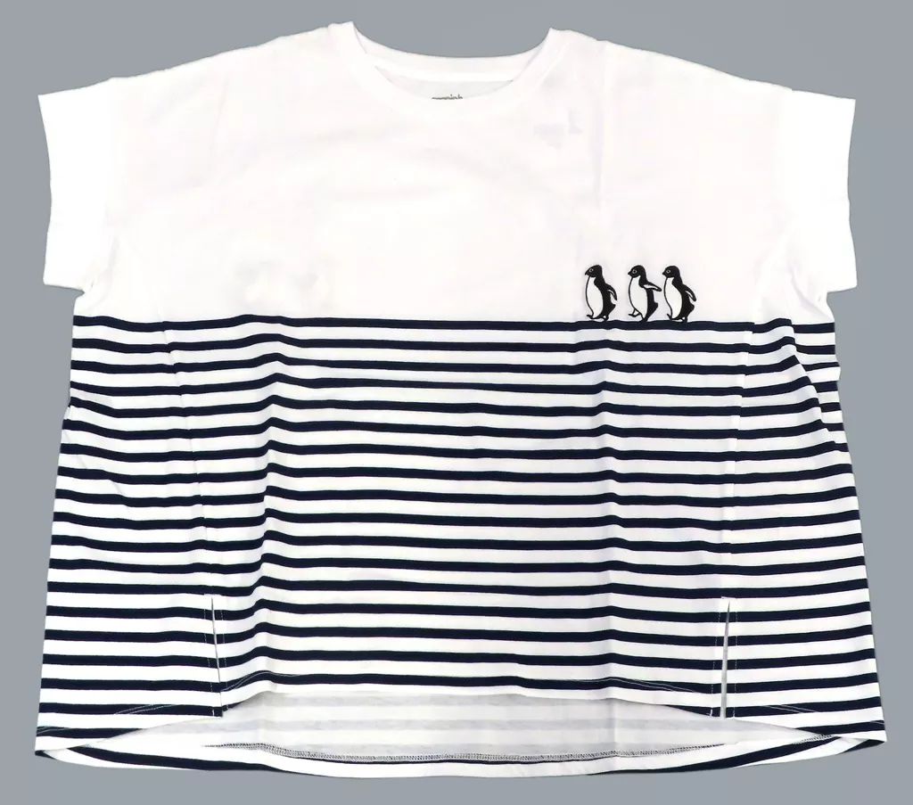 中古】Tシャツ 行進する(Suicaのペンギン) ボーダーTシャツ