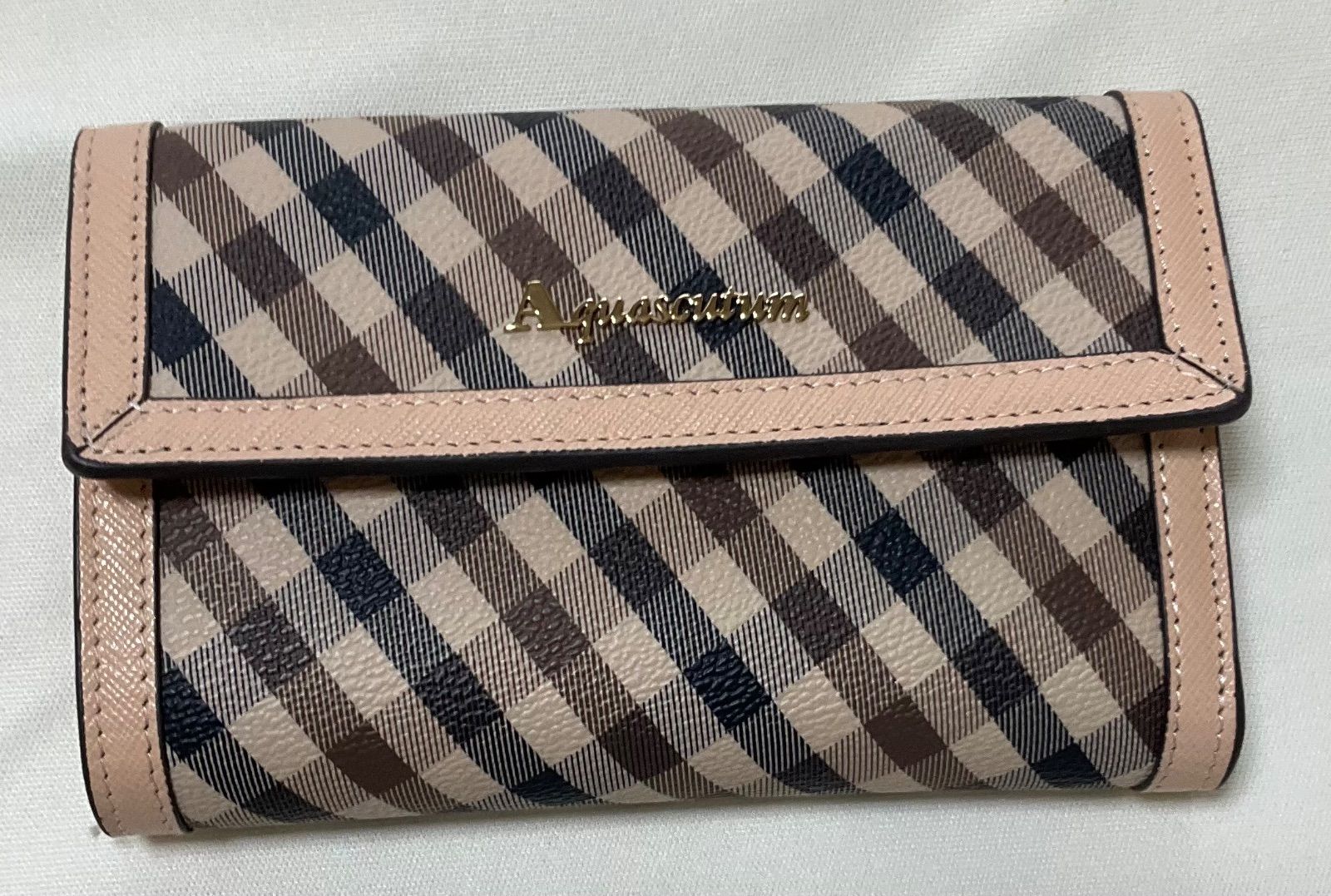 Aquascutum☆アクアスキュータム☆3つ折財布☆新品未使用☆本革 - お空