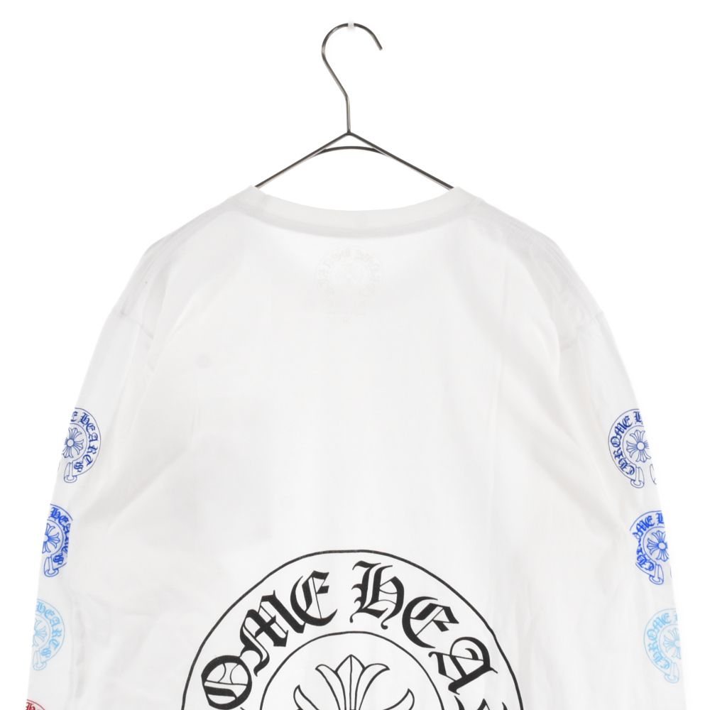 CHROME HEARTS マルチカラーホースシューロングスリーブTシャツ CHROME HEARTS クロムハーツ（原本無） Multi Color Horseshoe L/S Tee