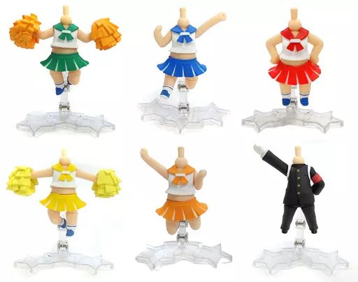 中古】フィギュア 全6種セット 「ねんどろいどもあ きせかえチアガール