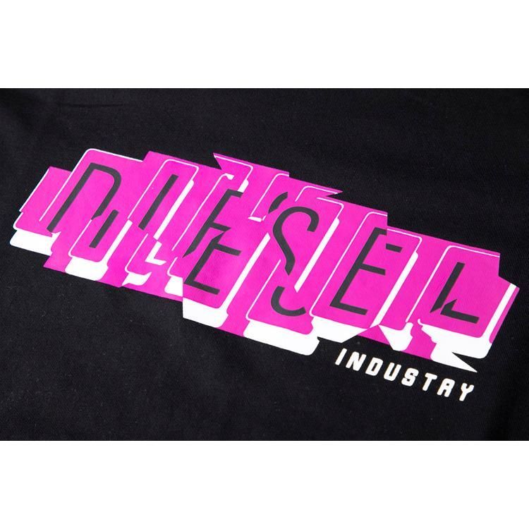 Diesel DIEGOS E32 ディーゼル Tシャツ ディーゼル DIESEL Tシャツ メンズ ブラック M~L ブランドロゴ