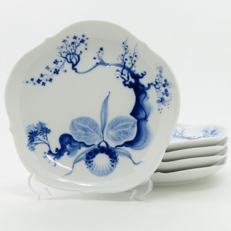 マイセン直径13cmプレート3枚セット