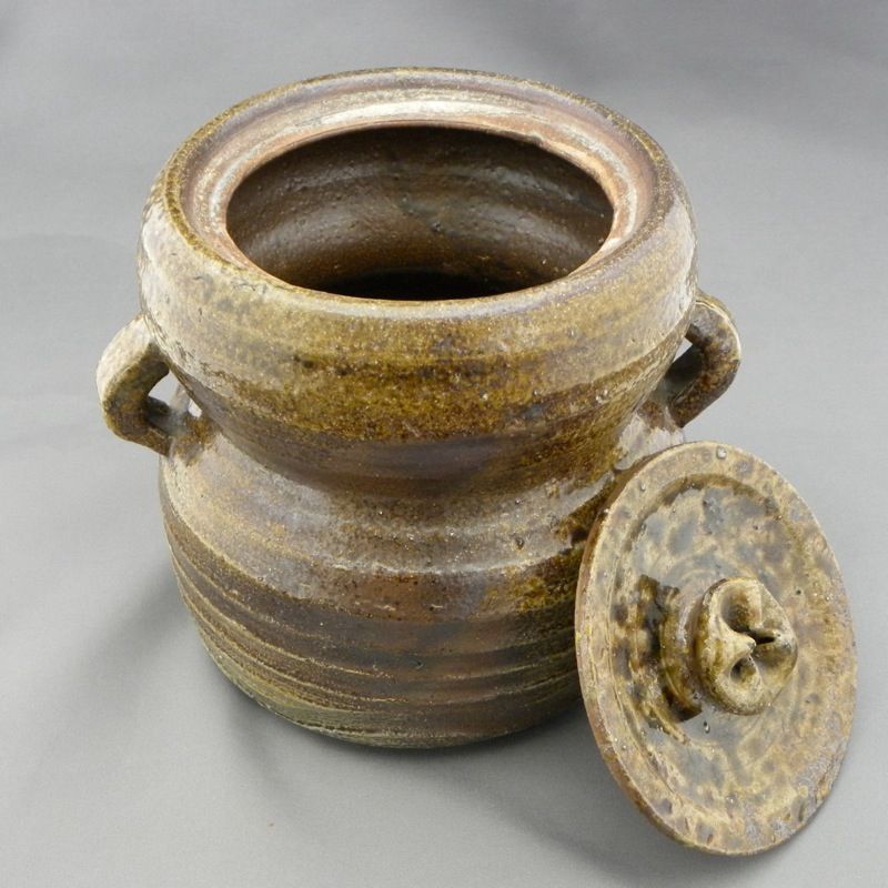 清水直次作 丹波立杭焼 水指 登り窯 WWW_IBETON_RU