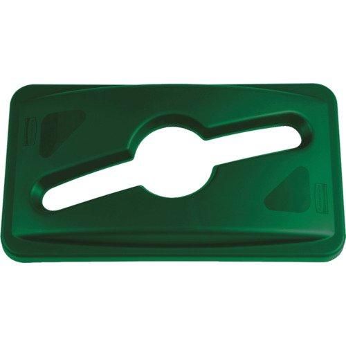 2営業日で発送 178837306ラバーメイド スリムジムコンテナ用フタ シングルストリーム方式 グリーン8194497