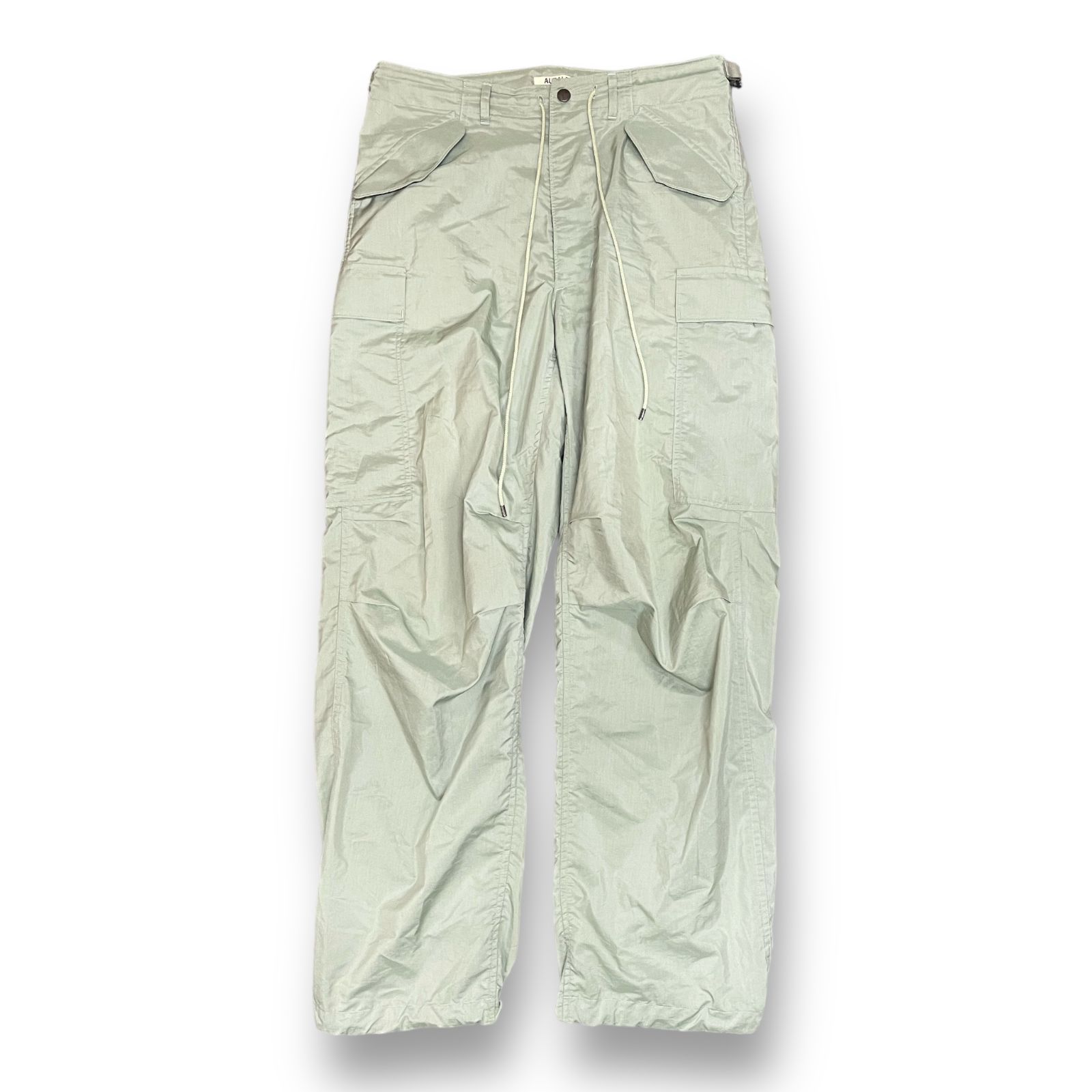 AURALEE 19SS LIGHT FINX POLYESTER FATIGUE PANTS ライトフィンクスポリエステル ファティーグパンツ カーゴ パンツ オーラリー A9SP02PW 3 57494A - メルカリ