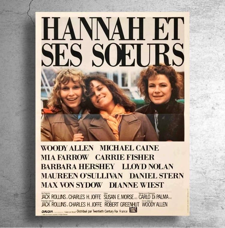 ウディ・アレン ハンナとその姉妹 ポスター Woody Allen Amazon