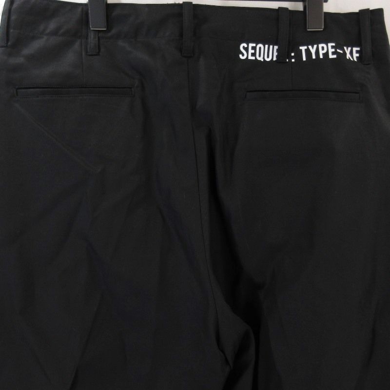 24SS SEQUEL CHINO PANTS TYPE-XF黒シークエルXL