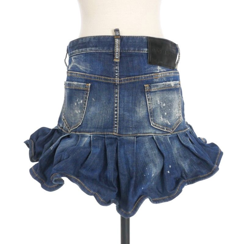 ディースクエアード DSQUARED2 23AW Side Open Denim Skirt