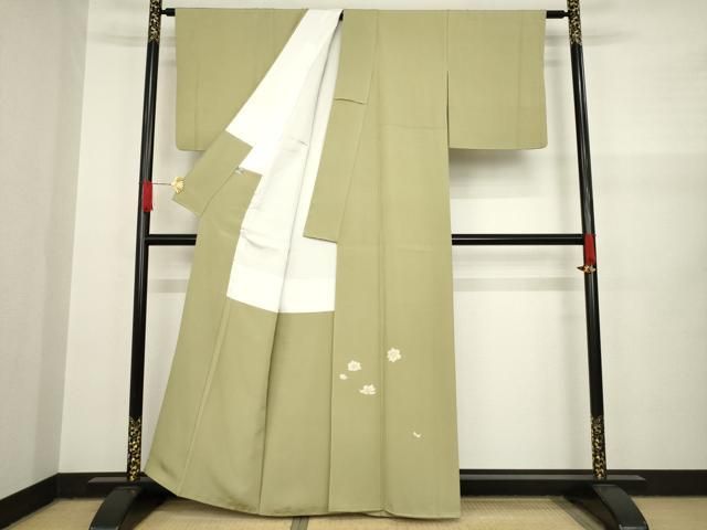 平和屋着物○京加賀糸目友禅作家 山崎巌 色留袖 舞花文 正絹
