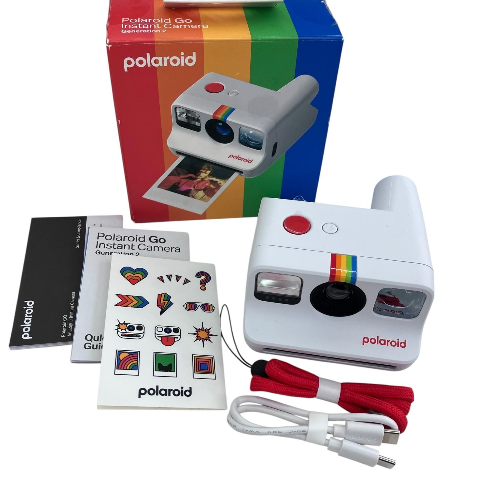 186000 POLAROID ポラロイド Go Camera ゴーカメラ インスタントカメラ Generation2 ホワイト