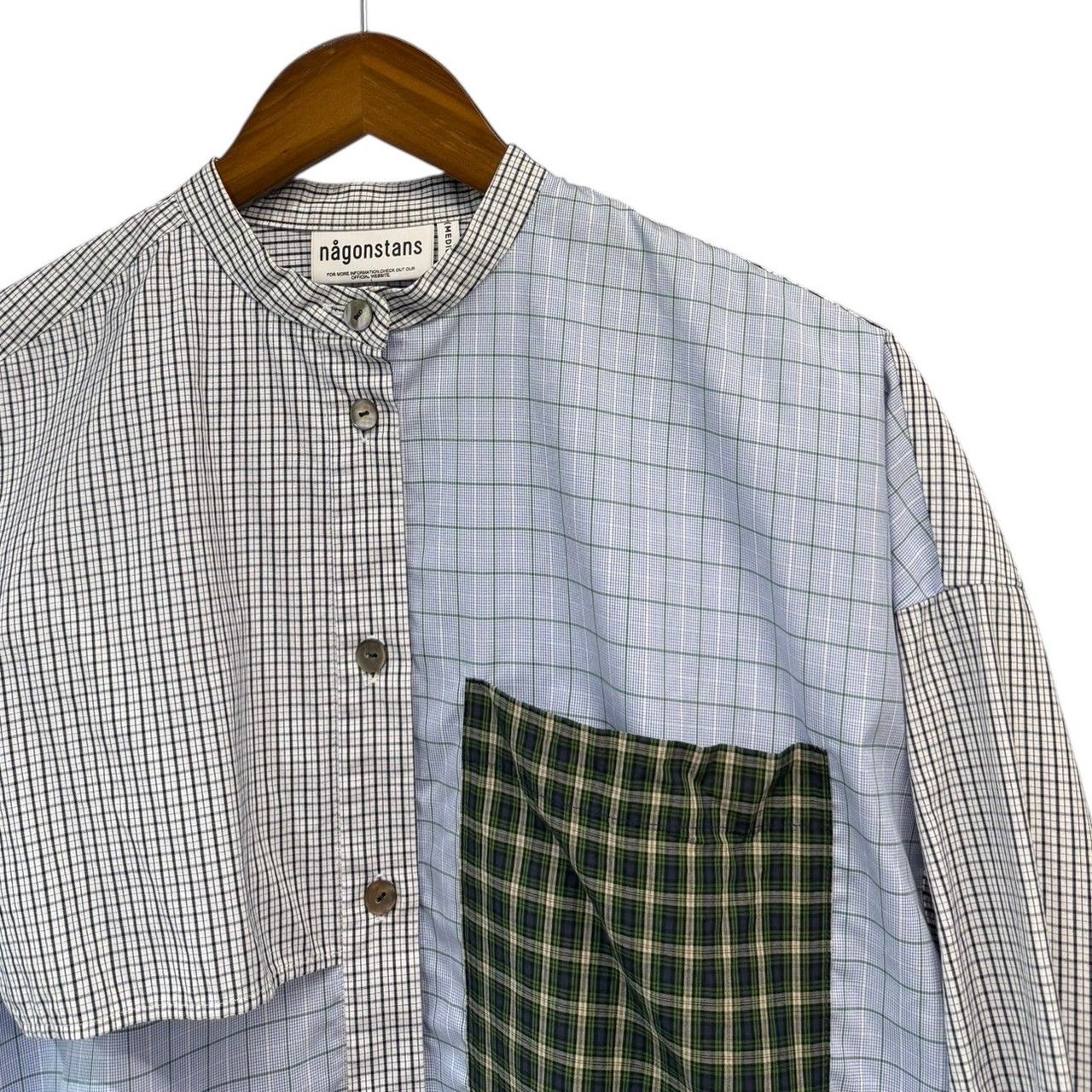 nagonstans ナゴンスタンス 23AW handy check shirt チェックシャツ 
