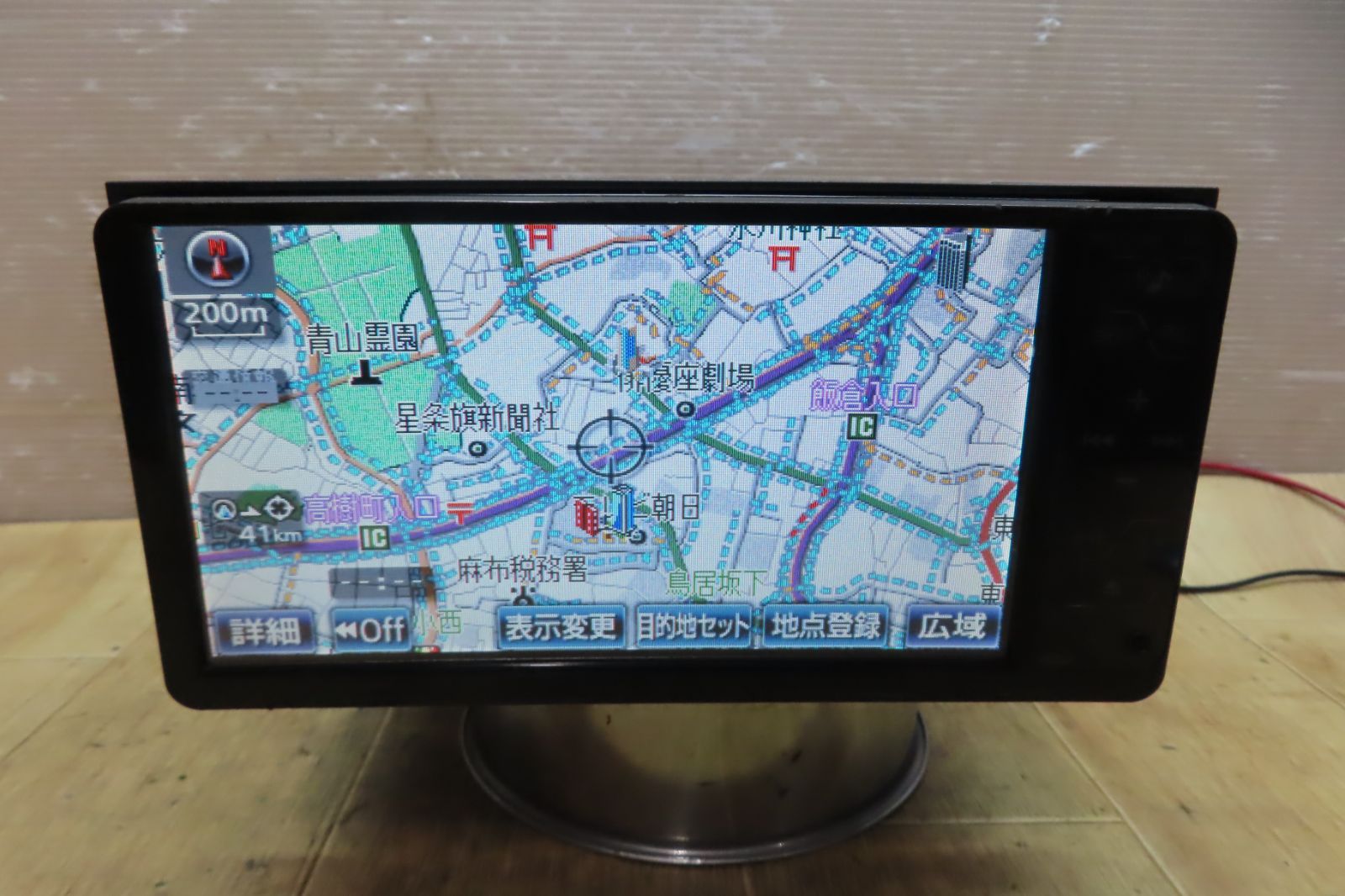 動作保証付★F1958/トヨタ純正 NHZT-W58 HDDナビ 地図2017年 地デジTVフルセグ内蔵 CD DVD再生OK 本体のみ