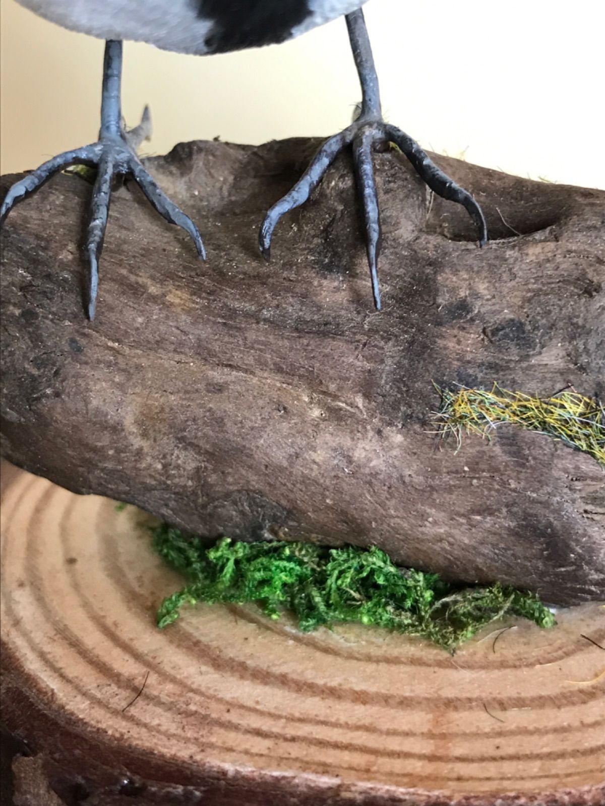 バードカービング シジュウカラ オス、メス バードカービング（木彫り