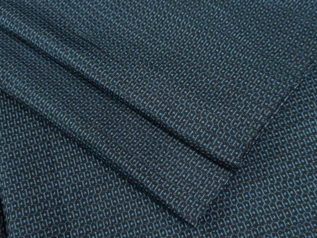 平和屋着物●男性 本場大島紬 100亀甲 総詰め 正絹 CAAW8599yc