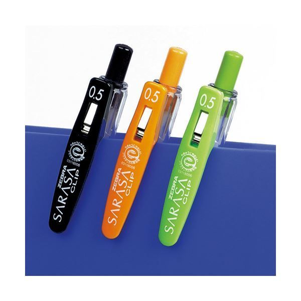 (まとめ) ゼブラ ゲルインクボールペン サラサクリップ 0.4mm ライトピンク JJS15-LP 1本 〔×100セット〕 まとめ） ゼブラ ゲルインクボールペンサラサクリップ 0.7mm 青 JJB15