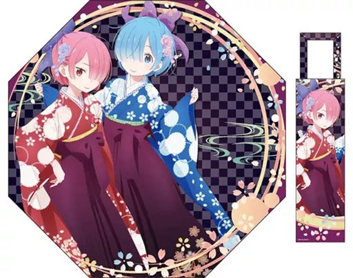 Re:ゼロから始める異世界生活　折ITAGASA 折りたたみ傘 中古】生活雑貨(キャラクター) レム＆ラム 折ITAGASA(痛傘) 「Re