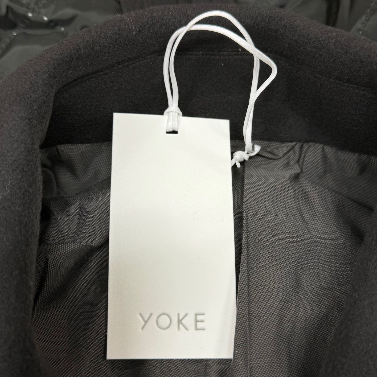 定価107800円 新品 YOKE 22AW BROKEN PEACOAT ブロークン