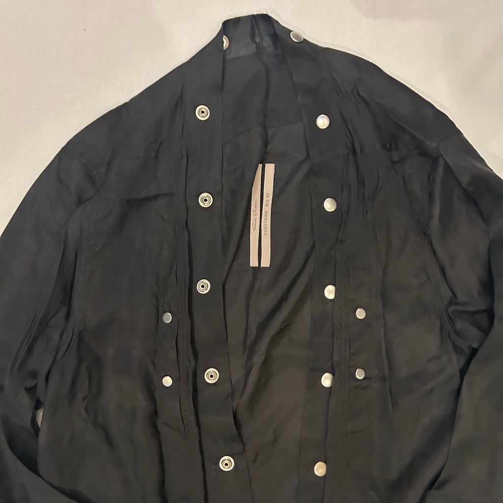 Rick Owens リックオウエンス NECKFACE JACKET ジャケット RU01B1287-JX ブラック size 46 中目黒A07