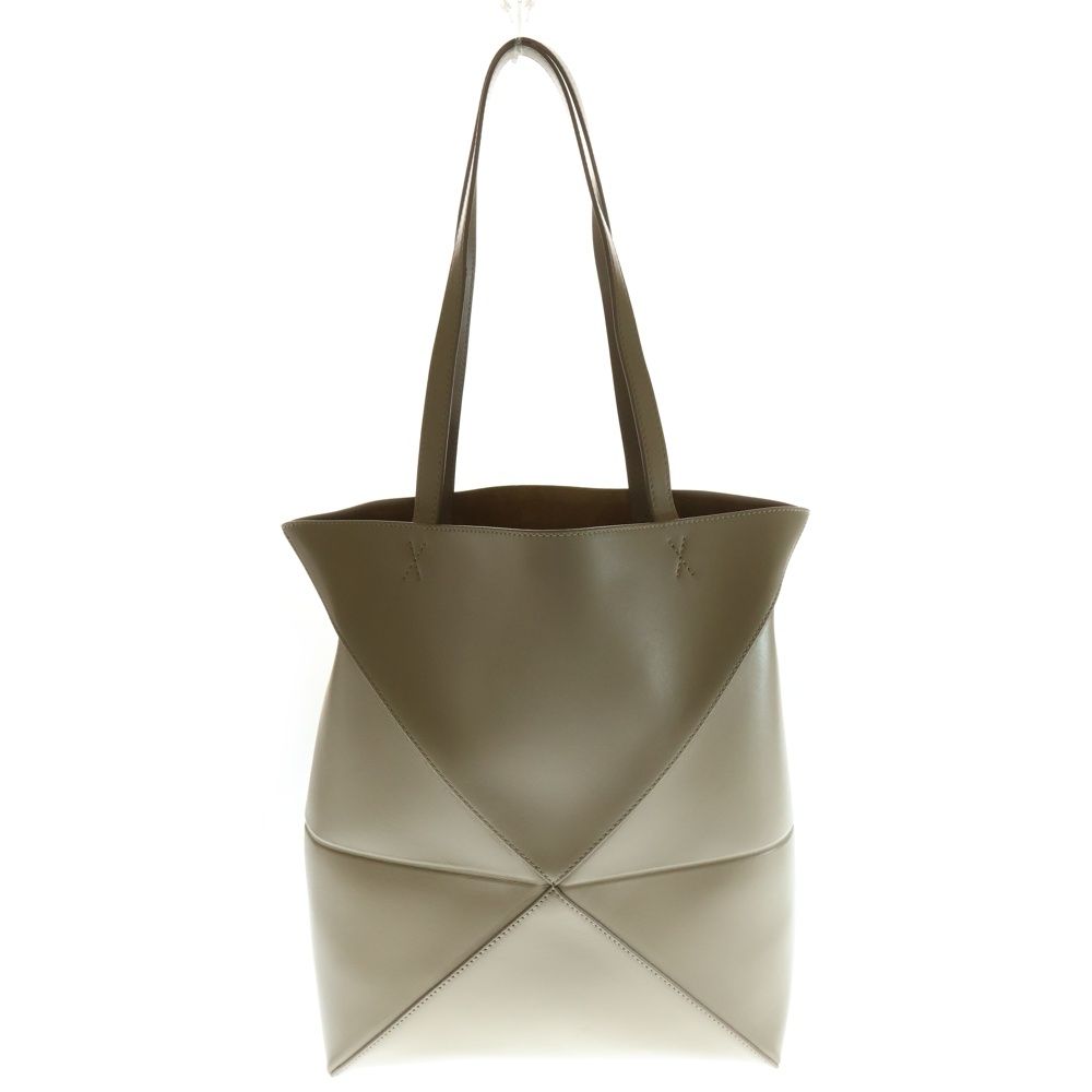 ロエベLOEWE オリーブグリーン 本革トートバッグ ロエベ LOEWE LOEWE