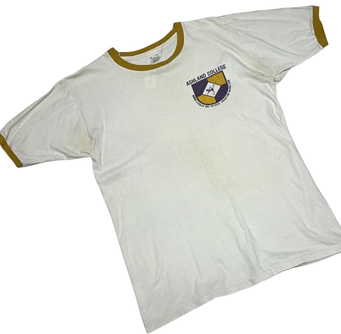 希少　60's ベルバシーン　染み込み　カレッジtシャツ 希少60's ベルバシーン染み込みカレッジtシャツ