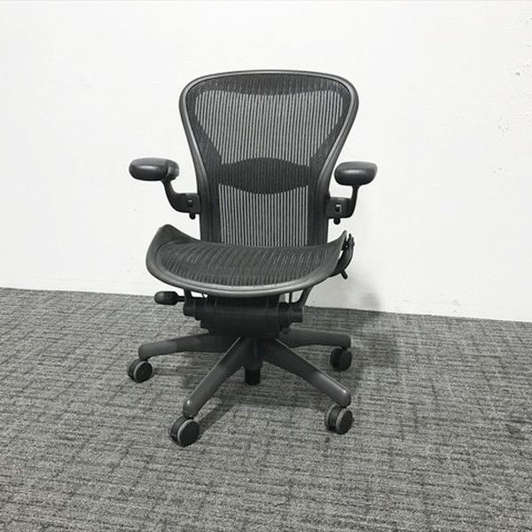 アーロンチェア Bタイプ スタンダード ランバーサポート付 HermanMiller ハーマンミラー ブラック 【IO-866810B】