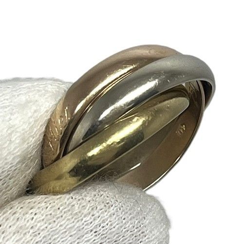値下げ！CARTIER カルティエ トリニティ リング 750YG 750WG 750PG  