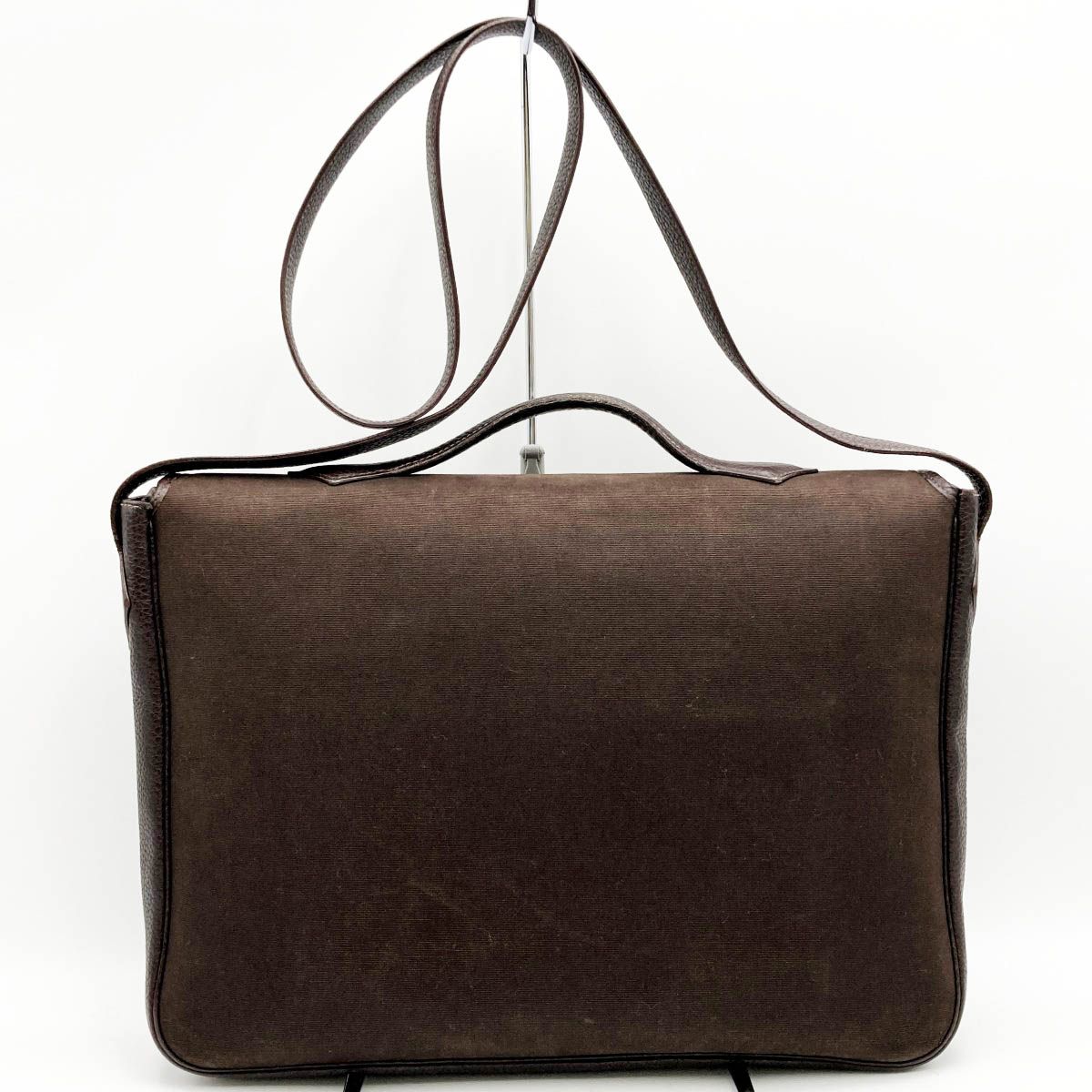 美品 HERMES エルメス ヴィクトリア ショルダーバッグ メッセンジャー