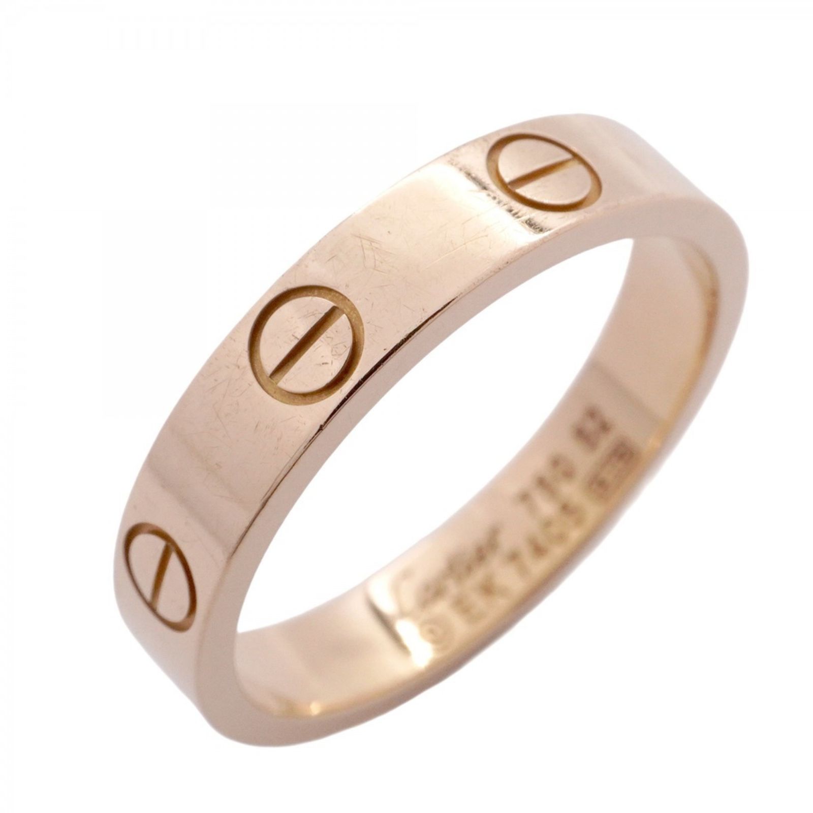 カルティエ Cartier カルティエ リング ラブ K18PG ピンクゴールド ＃52レディース