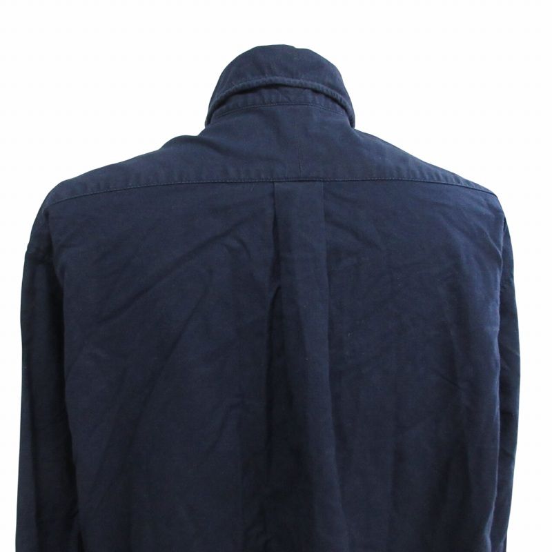 ミューズ ドゥーズィエム クラス MUSE  22SS OXFORD BD シャツ ボタンダウン 長袖 ブラウス 紺 ネイビー F フリーサイズ IBO70 ミューズ ドゥーズィエム クラス MUSE de Deuxieme Classe 22SS