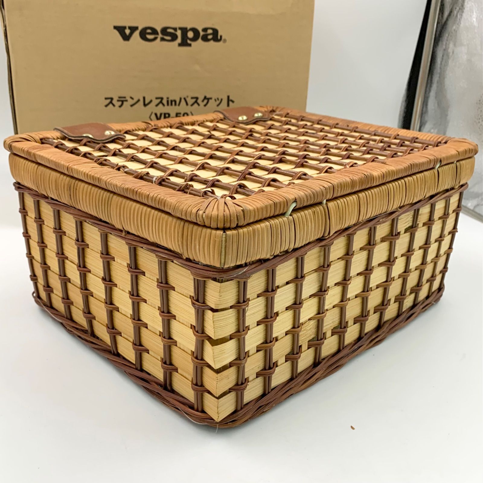 vespa ステンレス&バスケット VP-50 ベスパ ピクニック ランチ - メルカリ