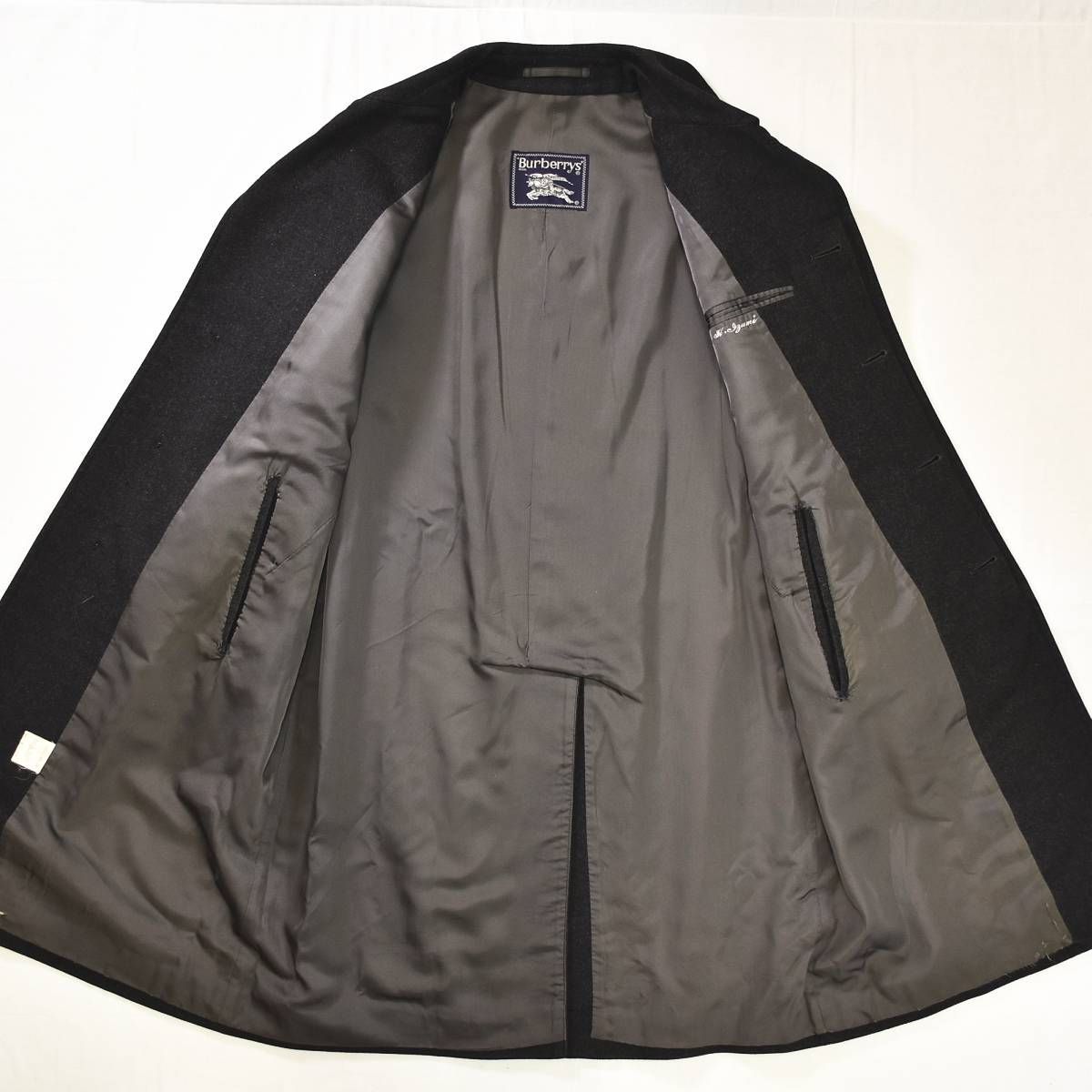 ヴィンテージ】60´s Burberry 黒ステンカラーコート