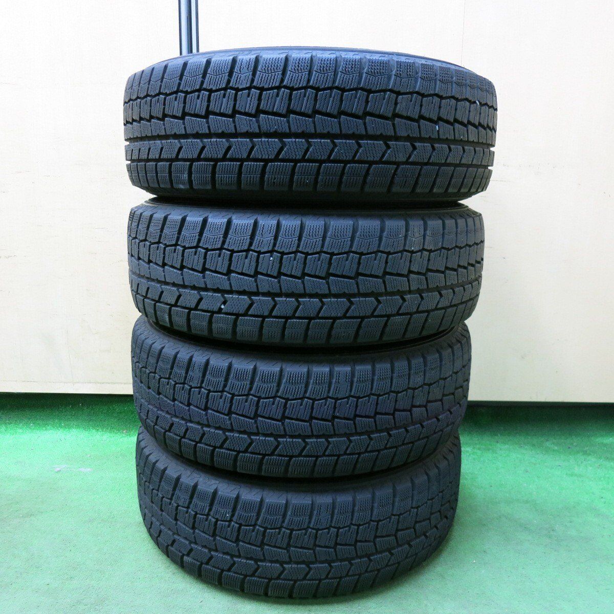 バリ溝！21年！キレイ！9.5分☆スタッドレス 195/65R15 ダンロップ 