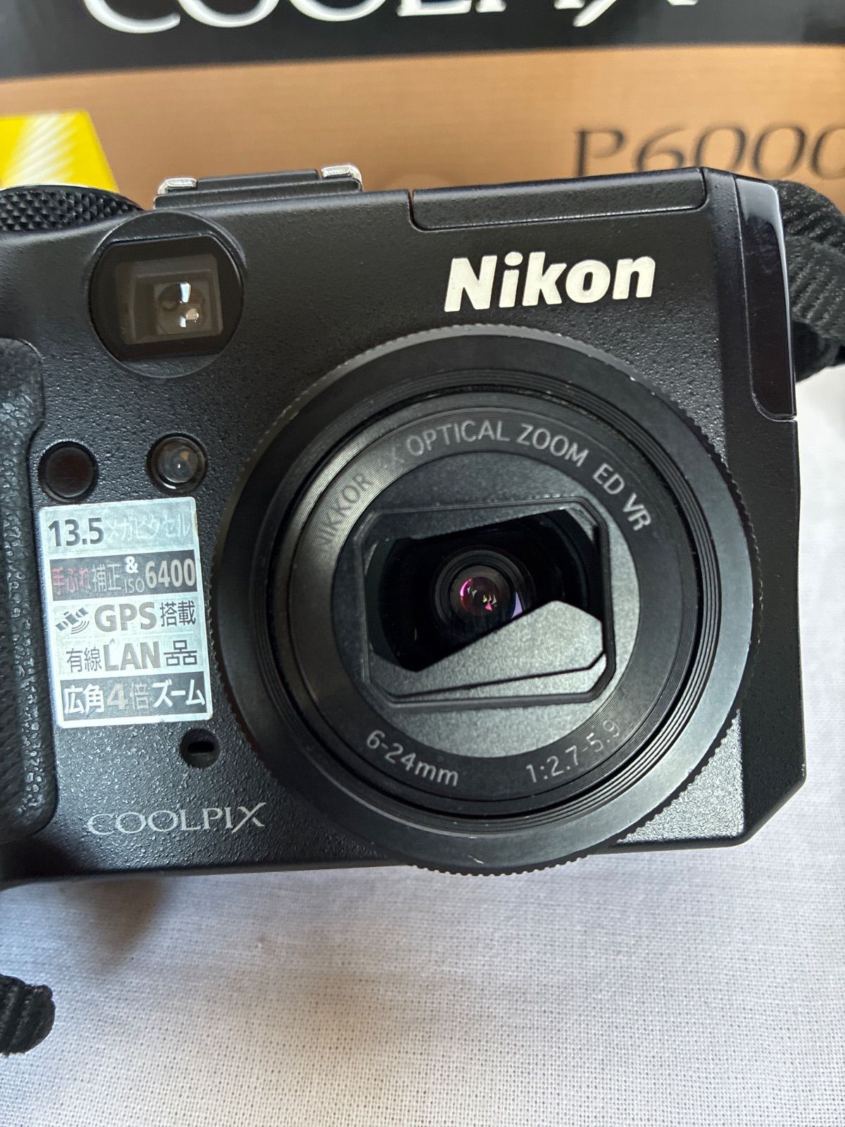 Nikon Coolpix P6000 コンパクトデジタルカメラ Nikon Coolpix P6000 13.5MP Digital Camera with 4x Wide Angle