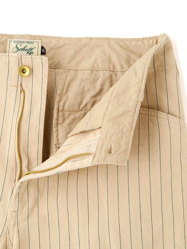ぶ*り様 Schott フリスコパンツ 34インチ ぶ*り様 Schott フリスコパンツ 34インチ STRIPE FRISCO PANTS