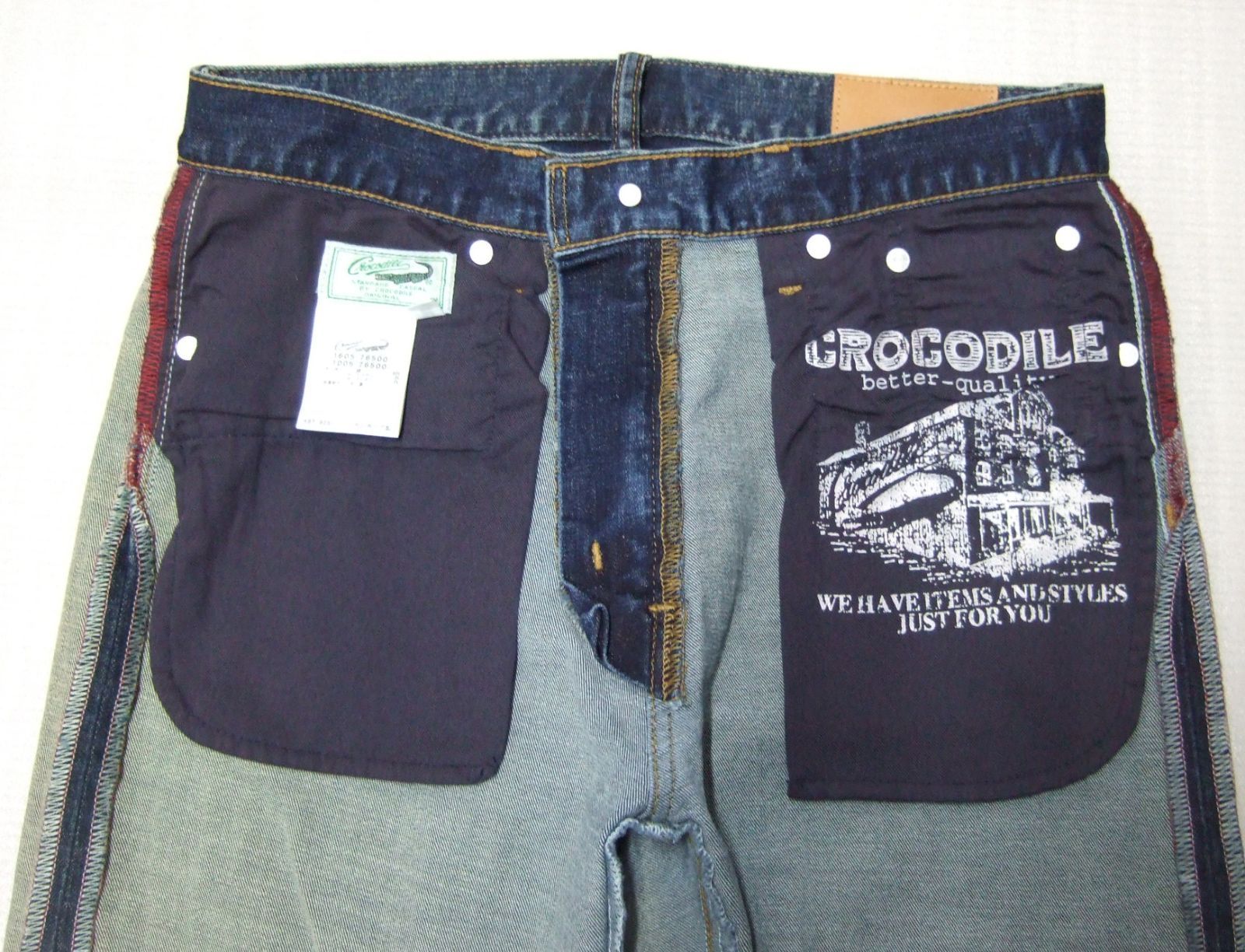 CROCODILE クロコダイル ストレッチデニムパンツ 76cm - メルカリ