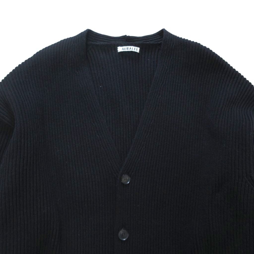 オーラリー AURALEE 極美品 22AW SUPER FINE WOOL RIB KNIT BIG