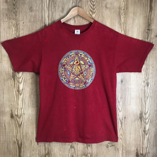USA製 00s VINTAGE PATAGONIA FARM AID2000 フェスT ロックT バンドT プリント 半袖 Tシャツ サイズ メンズ M 00年代  古着 s24070719