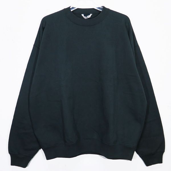 美品 AURALEE オーラリー PIMA LIGHT SWEAT PULLOVER SHIRT A24AP03MS 