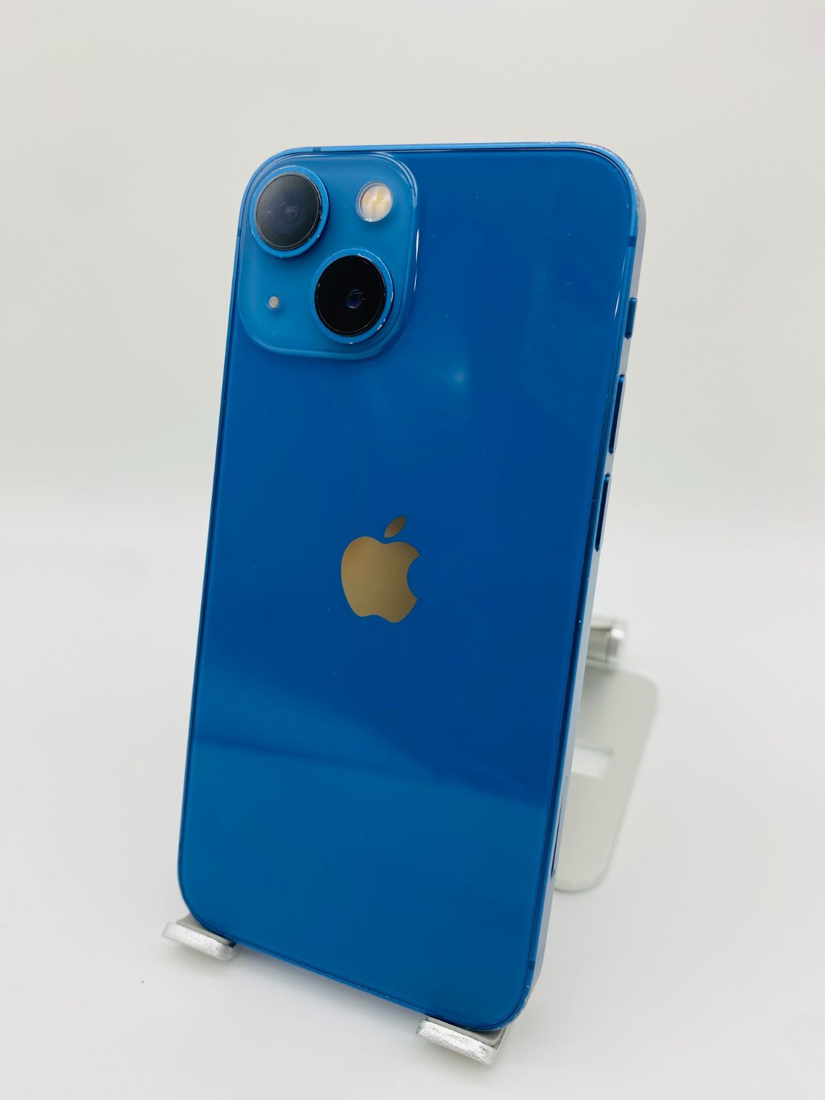 iPhone 13mini 128GB ブルー/シムフリー/バッテリー98%/極薄ケース ...