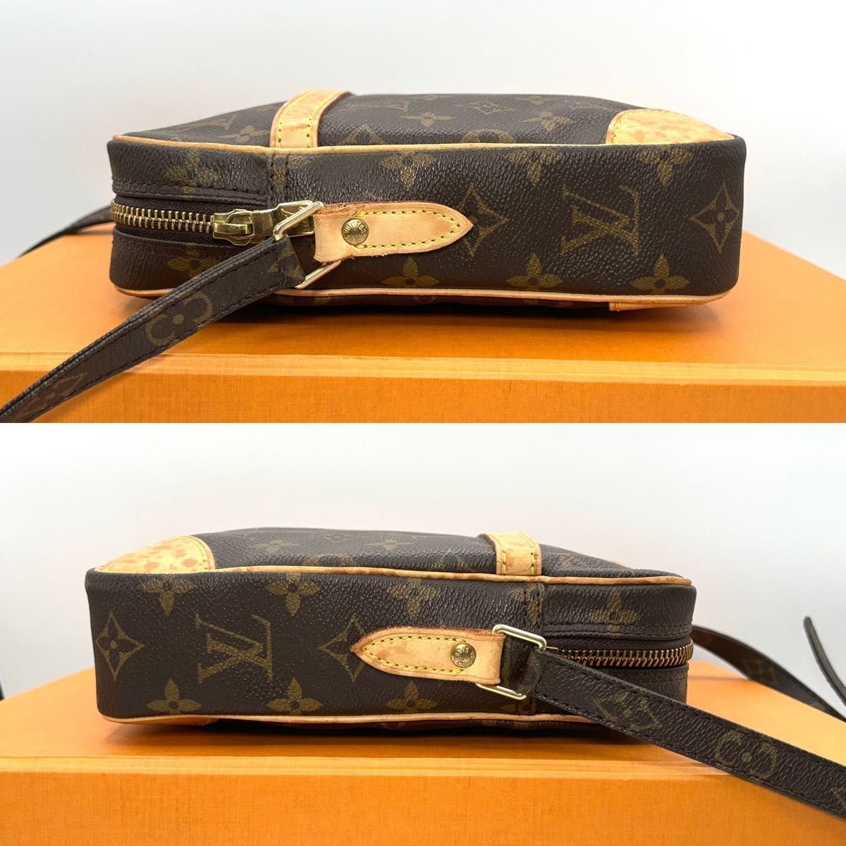 超極美品】 LOUISVUITTON ルイヴィトン ダヌーブ ショルダーバッグ モノグラム M45266 ポーチ コンパクト レディース - メルカリ