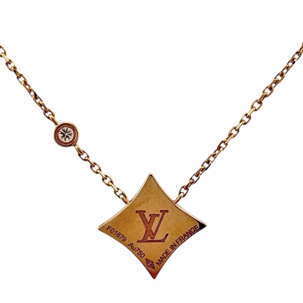 ルイヴィトン スター ブロッサム BB ネックレス 18金 K18ピンク