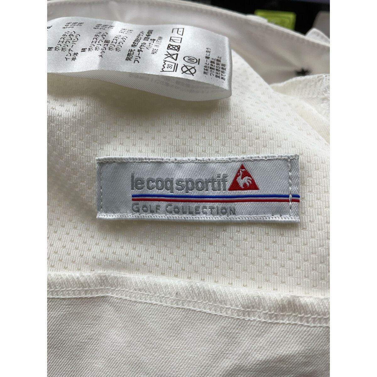 le coq sportif - coco 未使用品 ルコックスポルティフ le coq sportif レディース スカート 9号 白 ホワイト 裏起毛 未使用品 レディース ルコックスポルティフ le coq sportif