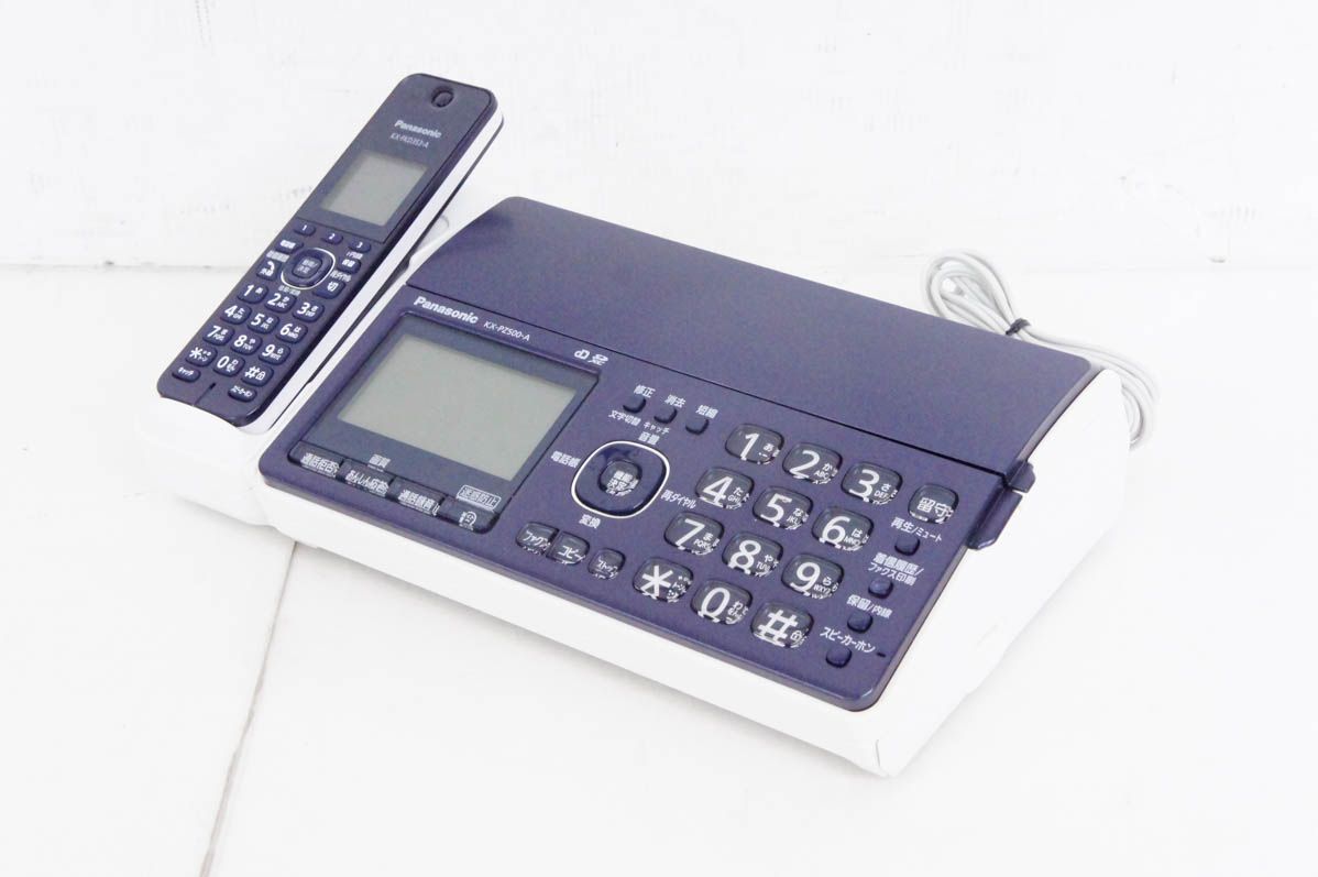 Panasonic KX-PZ500-A 電話、FAX 説明書 パナソニック KX-PZ500DL