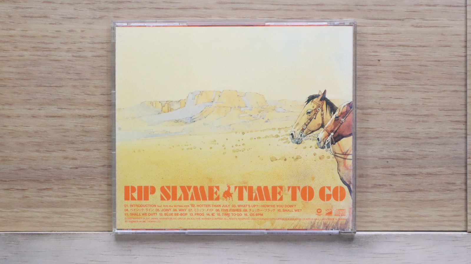 国内盤CD☆リップスライム/RIP SLYME□ Time To Go 【WPCL10012