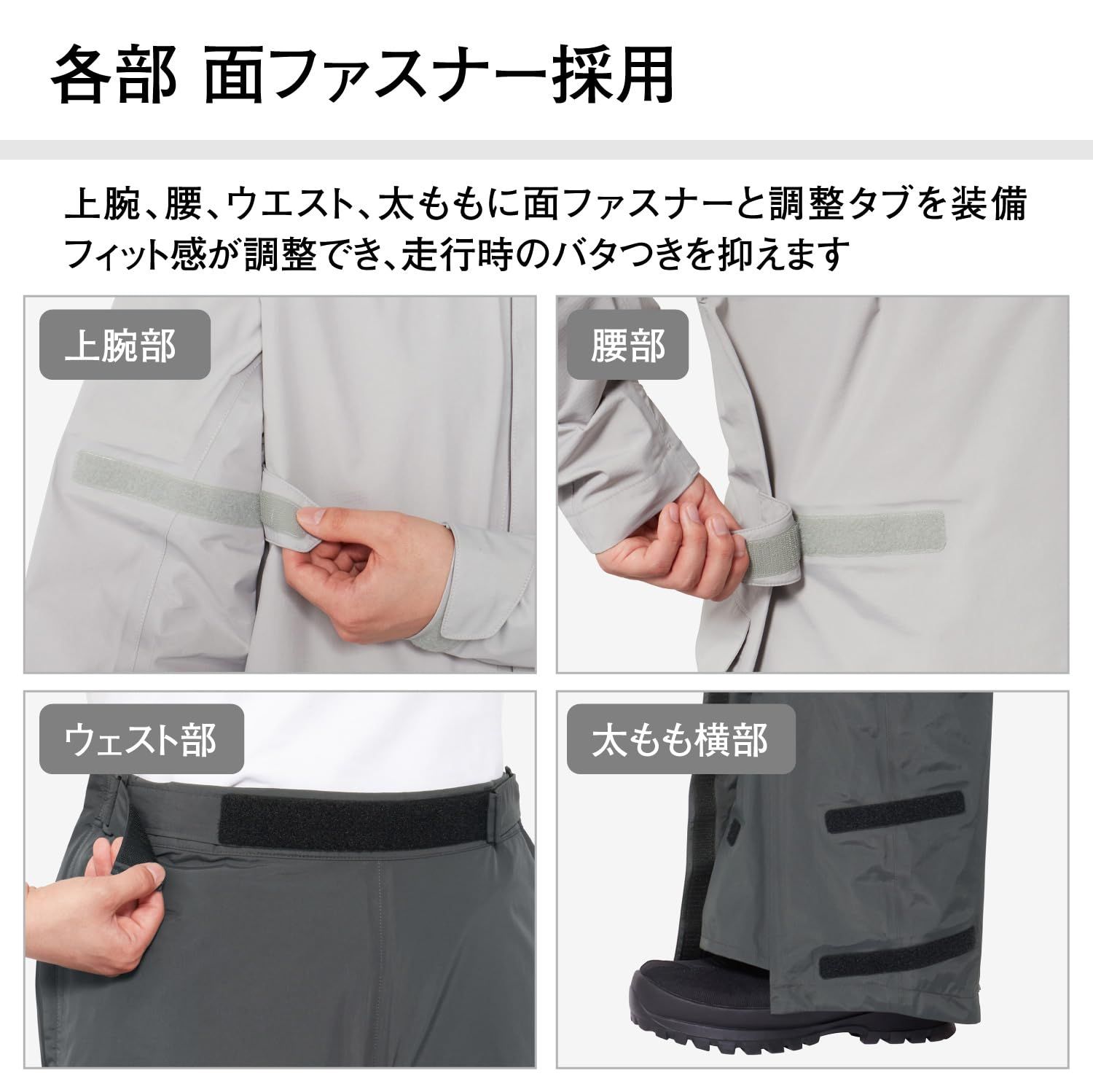 Goldwin] ゴールドウイン レインウェア レインコート 上下セット
