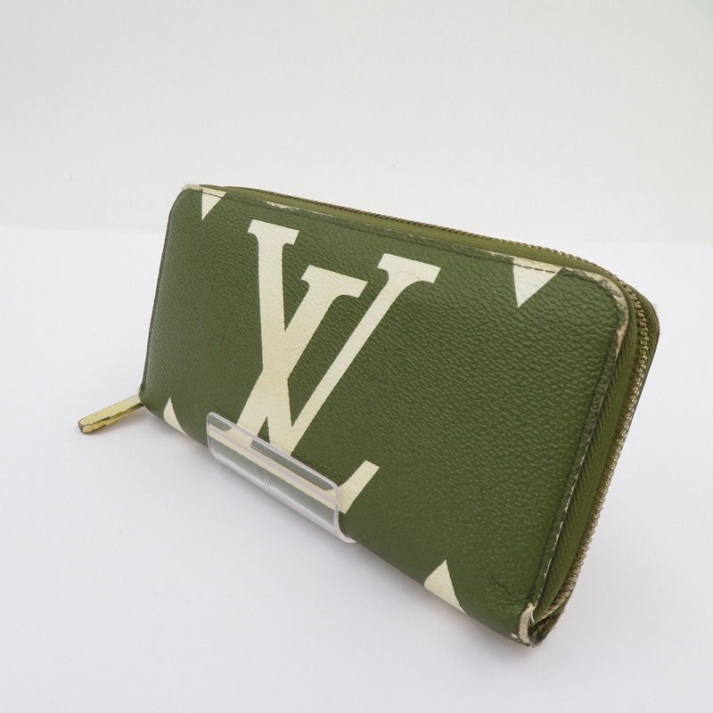 瀬戸大橋店 LOUIS VUITTON | ルイ ヴィトン 長財布 モノグラム ジャイアント ジッピーウォレット M67549 カーキ 125