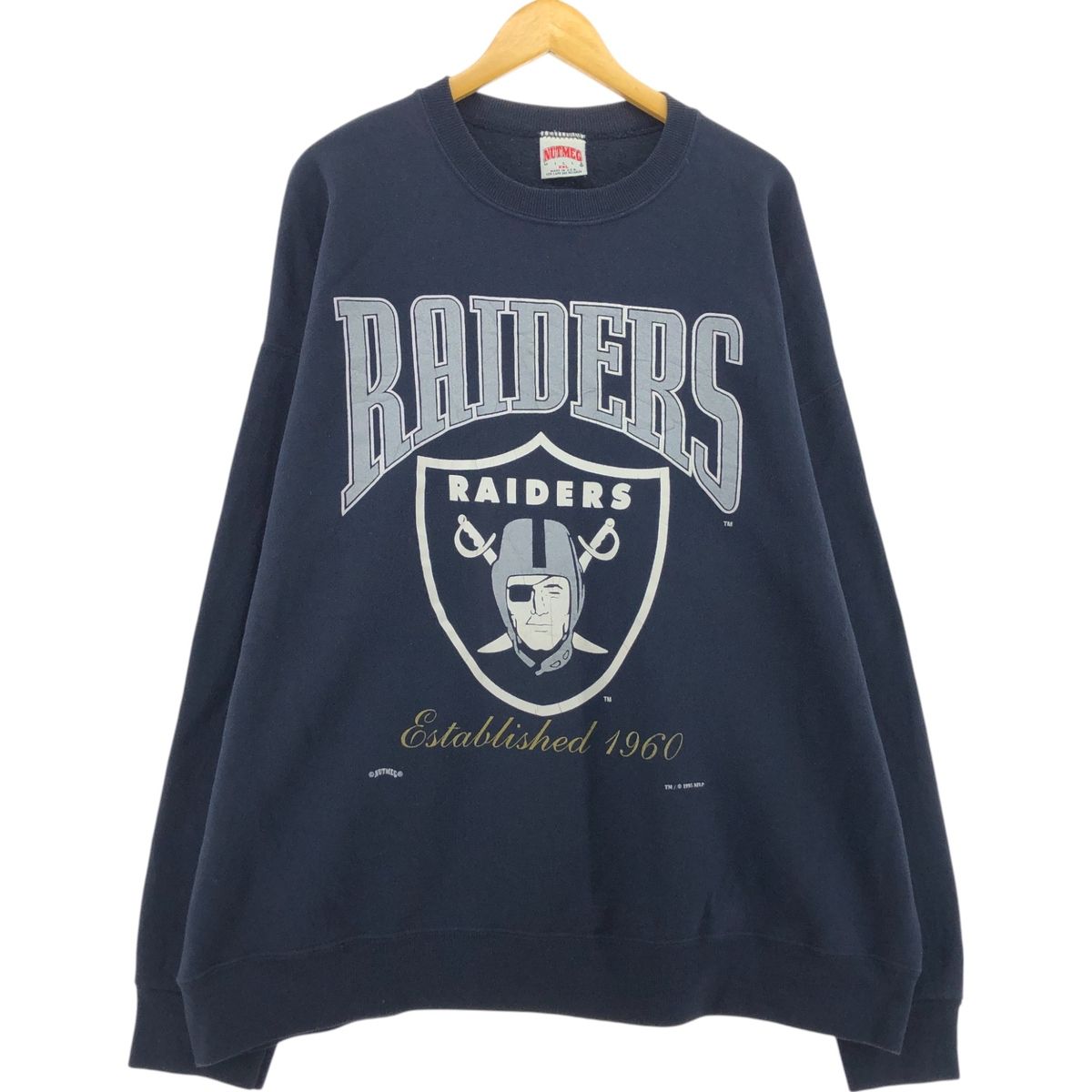 80年代USA製ロサンゼルスレイダース ヴィンテージユニホームTシャツ L