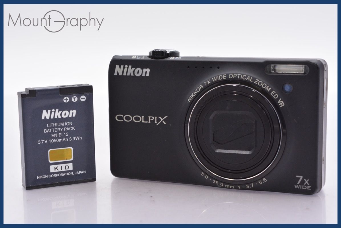 ☆実用美品☆ ニコン Nikon COOLPIX S6000 7x バッテリー付属 同梱可 