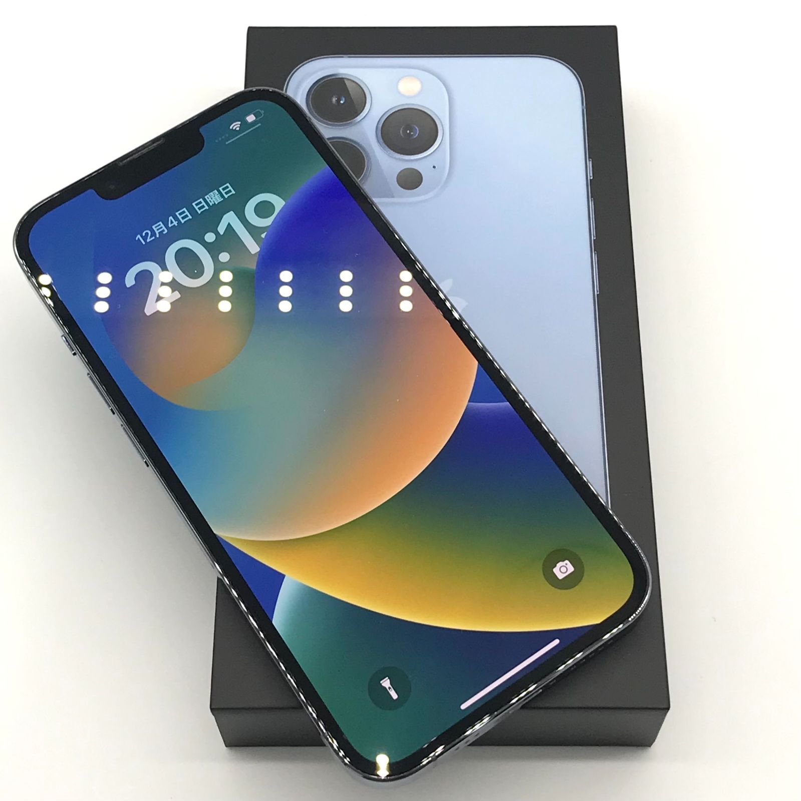 iPhone13pro 256GB SIMロックあり ▽SIMロック解除 iPhone13Pro 256GB シエラブルー 付属品あり - メルカリ