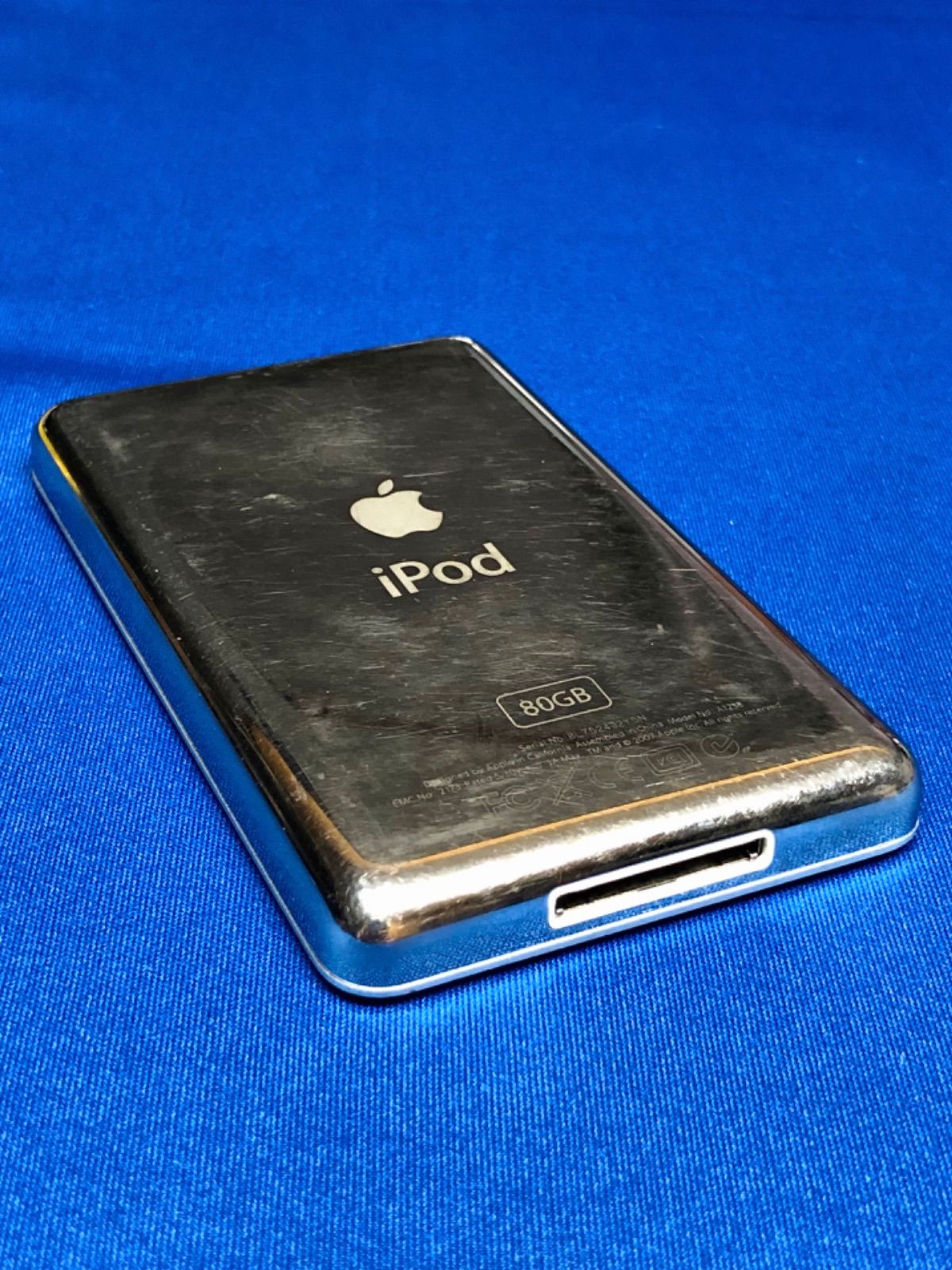 ジャンク iPod classic 80GB 第6世代シルバー 壊れてます（元箱あり